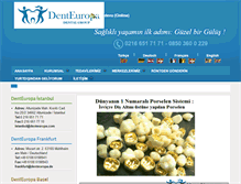 Tablet Screenshot of denteuropa.com
